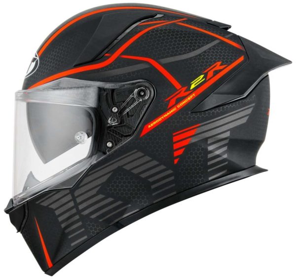 KYT Sport Touring - R2R PRO Concept Matt Black Red - Full Face Helmet