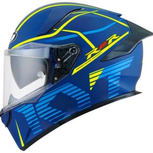 KYT Sport Touring - R2R PRO Concept Matt Blue Yellow - Full Face Helmet