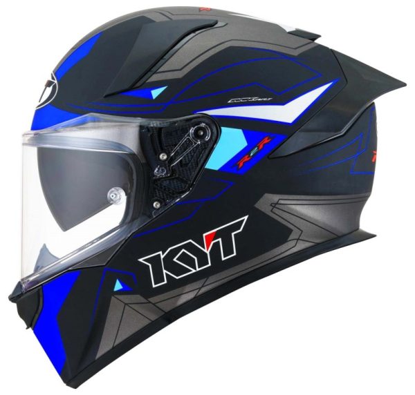 KYT Sport Touring - R2R PRO Led Matt Black Blue - Full Face Helmet