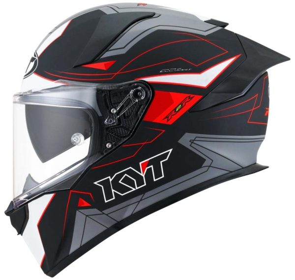 KYT Sport Touring - R2R PRO Led Matt Black Grey - Full Face Helmet