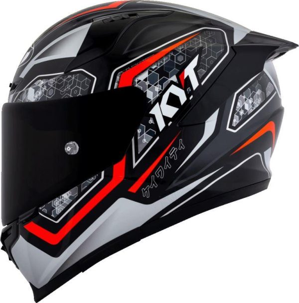 KYT Sport Touring - Striker #01 Black Red - Full Face Helmet