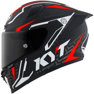 KYT Sport Touring - Striker #02 Matt Black Red - Full Face Helmet