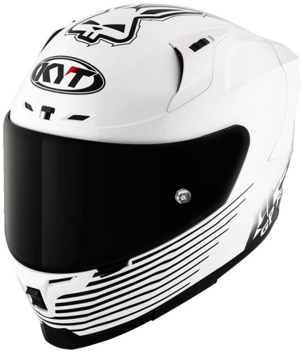 KYT Sport Touring - Striker AF37 Livery White Black - Full Face Helmet