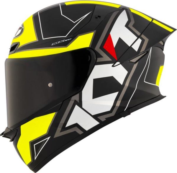 KYT Sport Touring - TT-REVO Electron Matt Black Yellow - Full Face Helmet