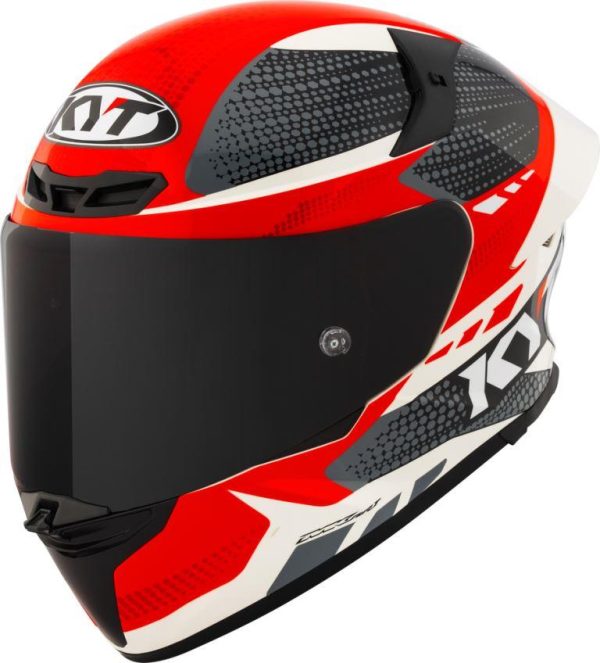 KYT Sport Touring - TT-REVO Gear Black Red - Full Face Helmet