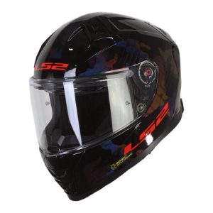 LS2 FF811 Vector II Kamo Gloss Black Blue - Helmet