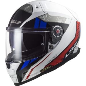 LS2 FF811 Vector II Stylus Gloss White Fluro Red - Helmet