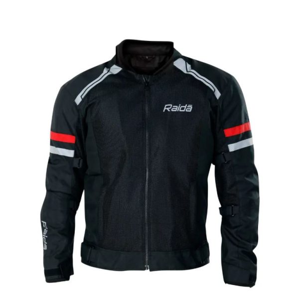 Raida Tourer Jacket - Black - Red