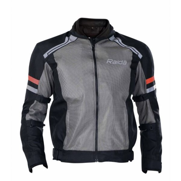 Raida Tourer Jacket - Grey - Red