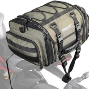 Rhinowalk 19-26L Deluxe Cruiser Tail Bag Motorcycle Tail Trunk Luggage Motorbike Large Capacity Touring Pack for Adventure (MT4026)