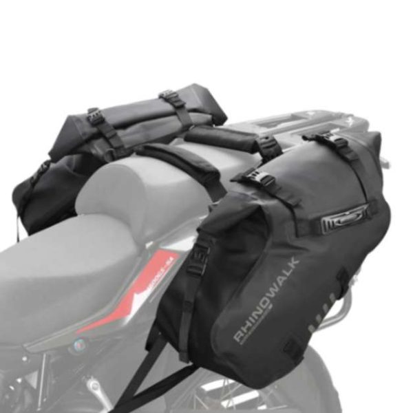 Rhinowalk 28 Liter Waterproof Pannier Bag for Motorcycle Adventure High Quality Motorbike Saddle Drypack-Pair (MT1428)