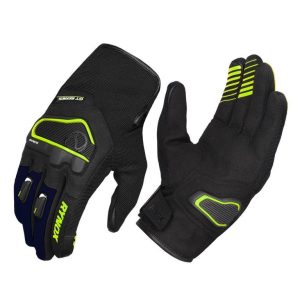 Rynox Helium GT 2 Gloves - Black Hi-Viz Green