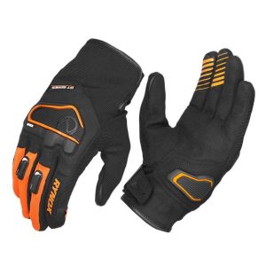 Rynox Helium GT 2 Gloves - Black Orange