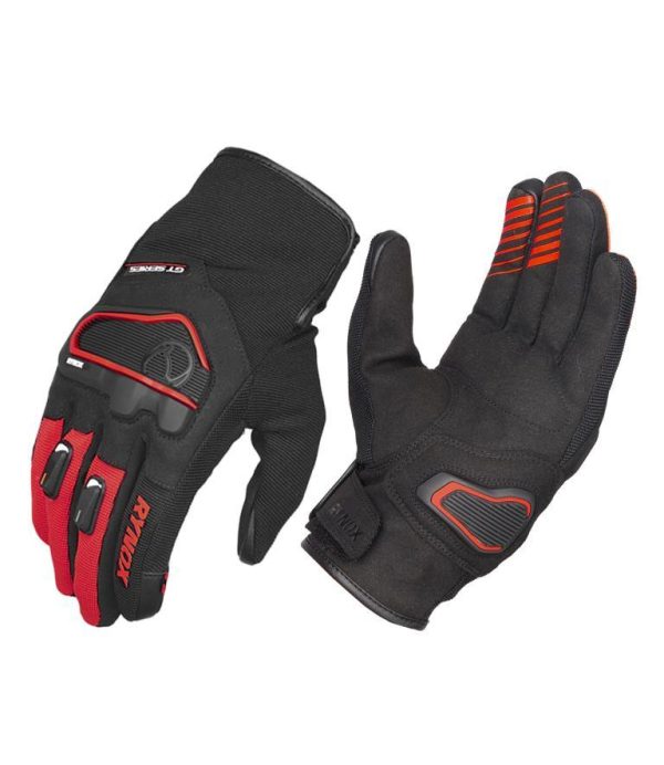 Rynox Helium GT 2 Gloves - Black Red