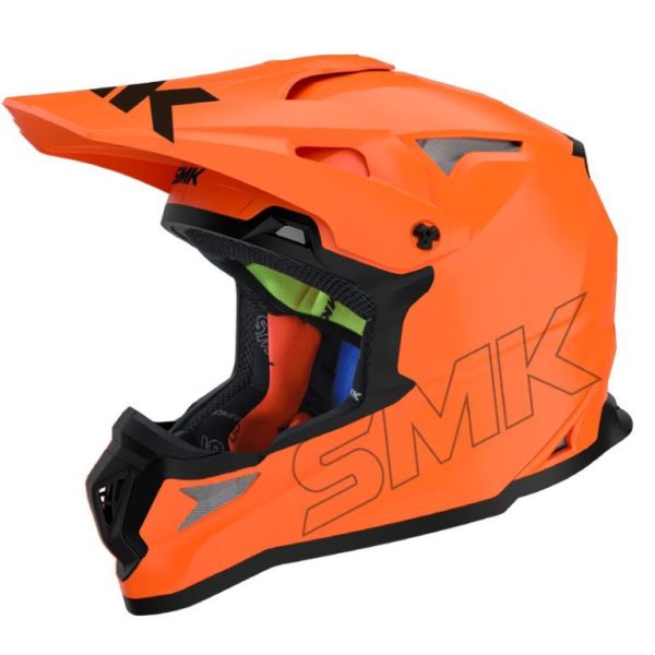 SMK Allterra Solid – Off Road Helmet – Hi Vision Hv 720