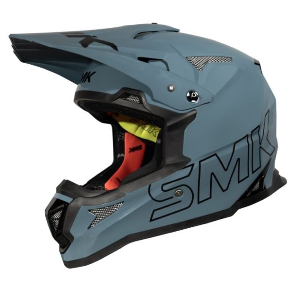 SMK Allterra Solid – Off Road Helmet – Sharkskin Blue GL 500