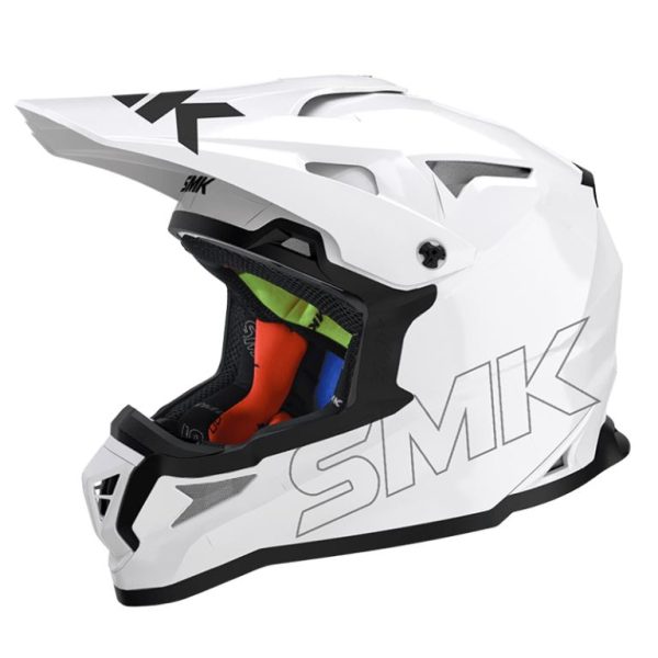 SMK Allterra Solid – Off Road Helmet – White GL 120