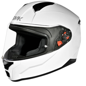 SMK Bionic Adult Solid – Full Face Helmets – White GL 100