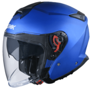 SMK GTJ Solid - Open Face Helmet - Flame Blue MA 500