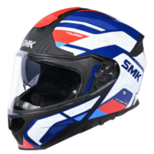 SMK Gullwing Navigator Helmet MA513 (matt White Blue)