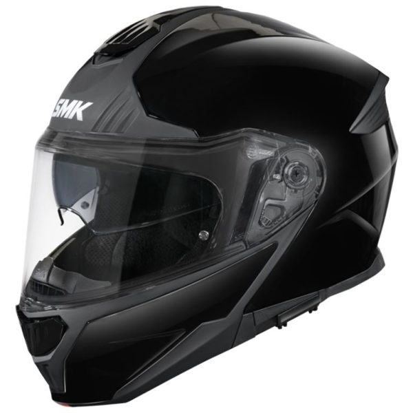 SMK Gullwing Solid – Flip-up Helmet – Black GL 200