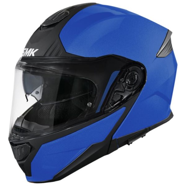 SMK Gullwing Solid – Flip-up Helmet – Flame Blue MA 500