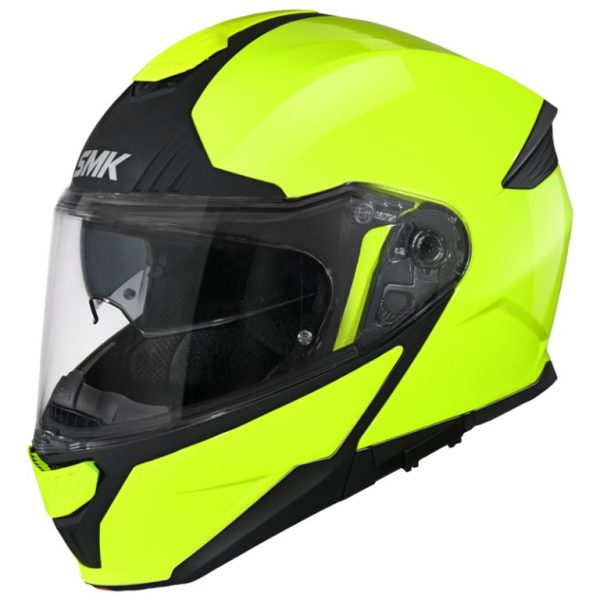 SMK Gullwing Solid – Flip-up Helmet – Hi Vision Hv 400