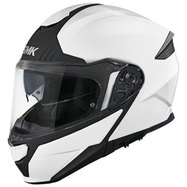 SMK Gullwing Solid – Flip-up Helmet – White GL 100