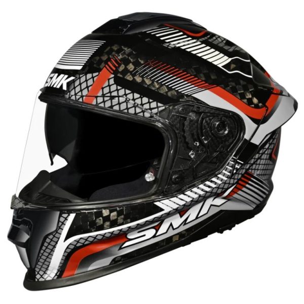 SMK Titan Carbon Razor – Full Face Helmets – GL 263