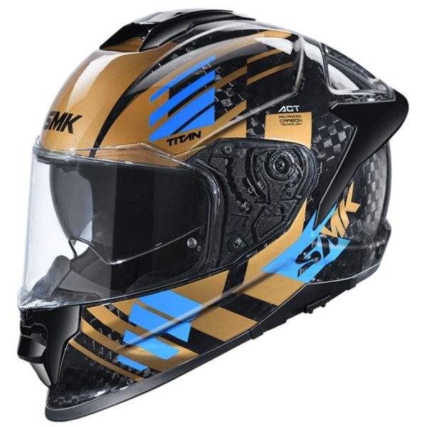 SMK Titan Carbon T-race – Full Face Helmets – GL 275