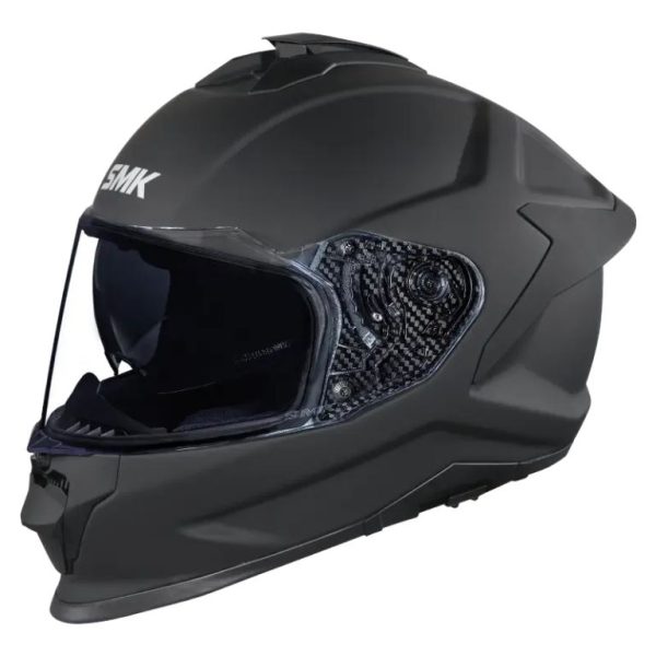 SMK Titan Solid – Full Face Helmets – Black MA 200