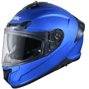 SMK Typhoon Solid Full-Face Helmet - Flame Blue MA500