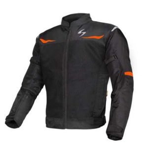 Scala Blaze Riding Jacket - Black-Orange