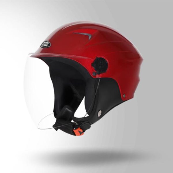 Studds Dame Bicycle Helmet - Open Face Helmets - Cherry Red