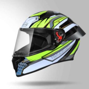 Studds Thunder D8 Decor Black & Yellow With Spoiler - Full Face Helmets