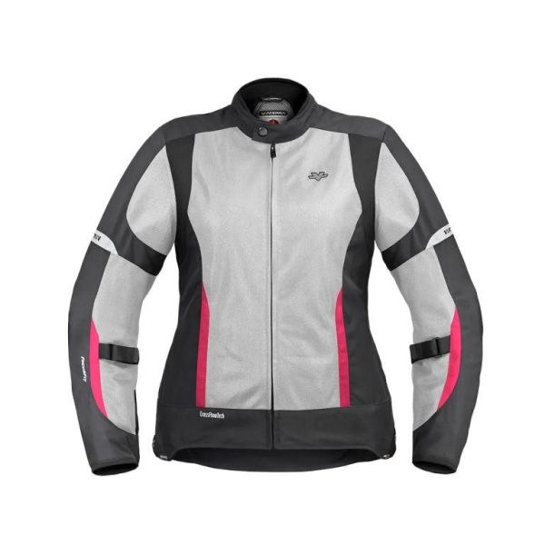 ViaTerra - Ellis Women's Street Mesh Riding Jacket - Red