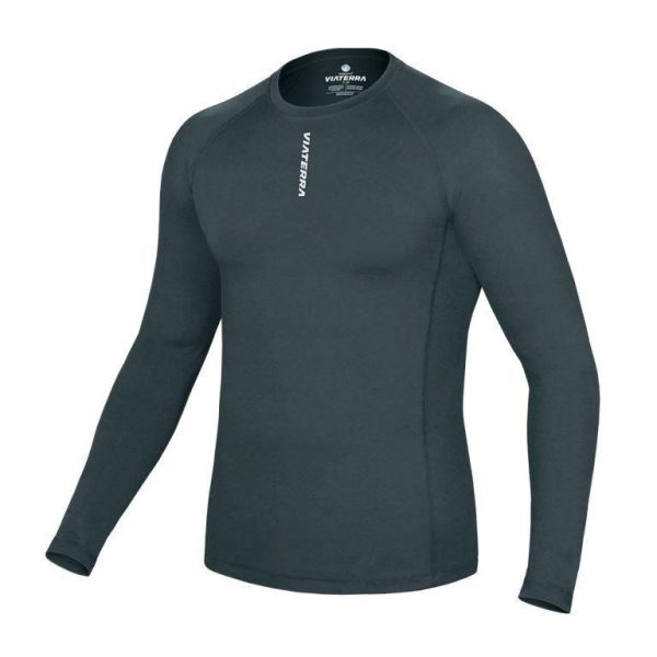 Viaterra 2nd Skin Base Layer - Top - Anthracite (Black Grey)