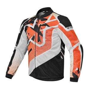 Viaterra Corbett Custom Color - Off Road Trail Riding Jacket - Orange Black