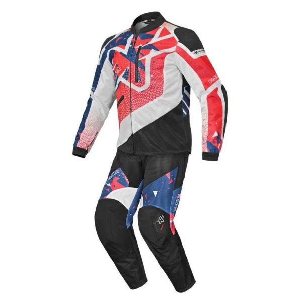 Viaterra Corbett Off-Road Suit - Red Blue