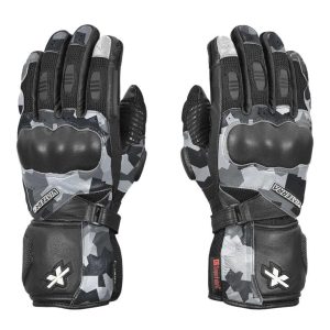 Viaterra Kruger – Motorcycle Touring Riding Gloves - Snow Camo