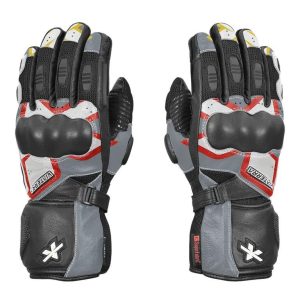 Viaterra Kruger – Motorcycle Touring Riding Gloves - Sunset Red