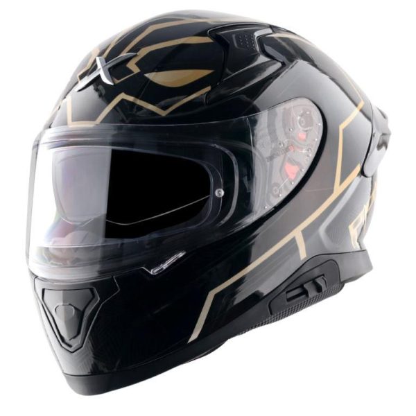 Axor Helmets Apex Marvel Black Panther Helmet - Black Gold