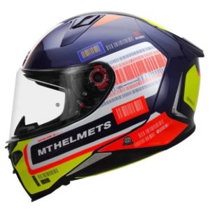 MT Revenge FF110 2 RS A0 Gloss Helmets Blue