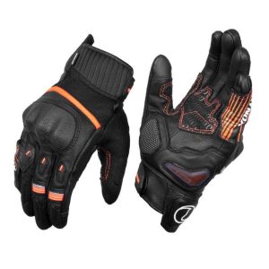 Rynox Tornado Pro 4 Gloves - Black Orange