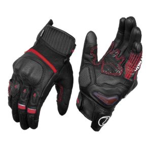 Rynox Tornado Pro 4 Gloves - Black Red