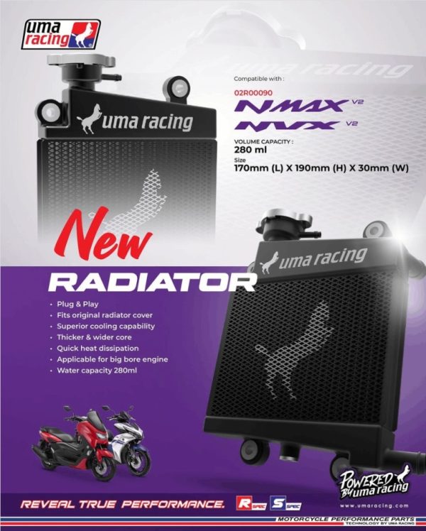 UMA Racing Radiator Aerox 02R00090