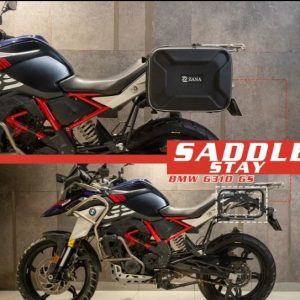 ZANA Saddle Stay V-2 with Exhaust Sheild with Jerry can Mount For BMW 310 GS - ZI-8341