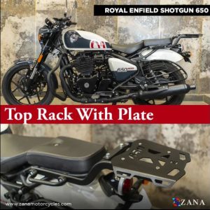 ZANA Top rack with plate black For Shotgun 650 (Coming Soon) - ZI-8464