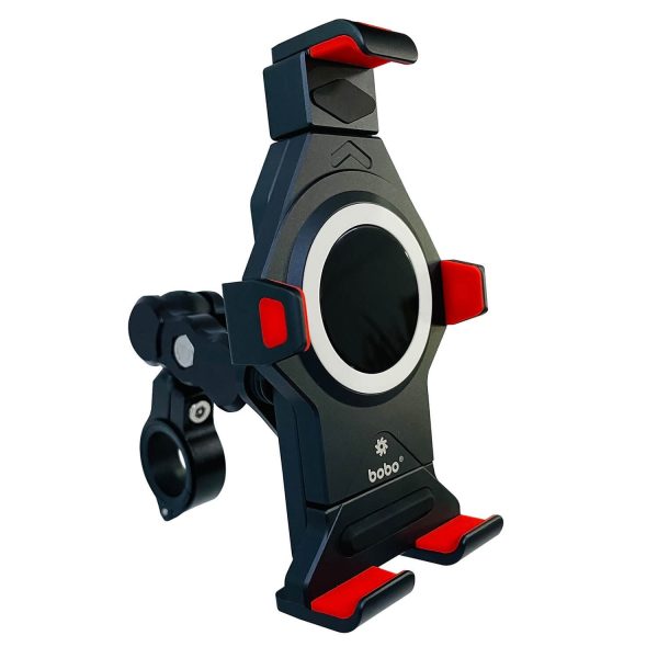 BOBO BM15 Anti-Vibration Metallic Heavy Duty Bike Cycle Phone Holder Motorcycle Mobile Mount-BB-BM-015-001001