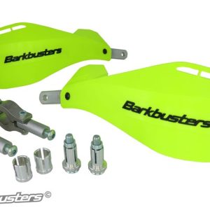 Barkbusters EGO Mini Handguard – Two Point Mount (Straight 22mm) - Yellow Hi Viz EGO-204-YH